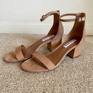 Steve Madden Tan Suede Sandals -Size 8